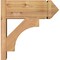 Ekena Millwork Westlake Smooth Arts and Crafts Outlooker, Western Red Cedar, 7 1/2"W x 18"D x 18"H OUT08X18X18WTL03SWR - alternate 3